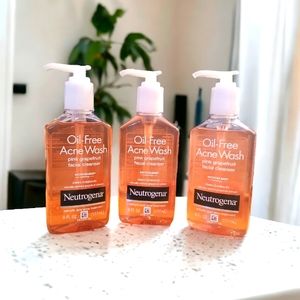 Neutrogena‎ Oil-Free Acne Wash Pink Grapefruit Facial Cleanser 6 fl oz